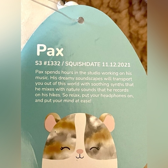 BNWT Pax Squishmallow Clip​​ - Picture 3 of 5